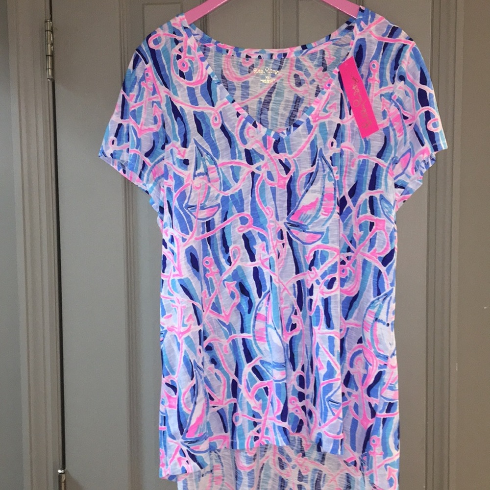 Lilly Pulitzer Reel Nauti ⛵️ NWT Etta Top